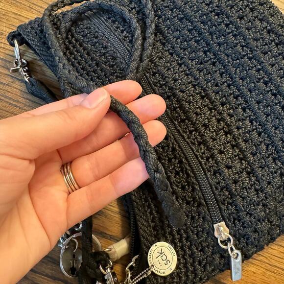 Vintage Y2K The Sak Limited Original 30 Year Anniversary Crochet Crossbody - Picture 6 of 10